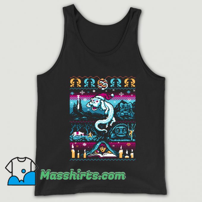 Neverending Christmas Ugly Sweater Tank Top