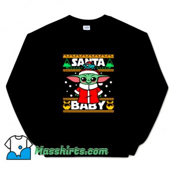 Santa Baby Yoda Christmas Sweatshirt