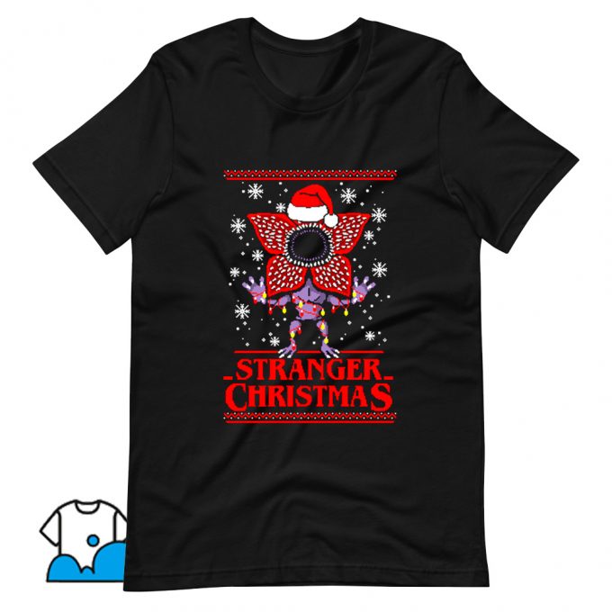 Cool Stranger Christmas T Shirt Design