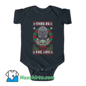 This Is The Way Sweater Ugly Christmas Baby Onesie