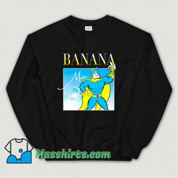 Bananaman 80s Retro Cartoon Sweatshirt