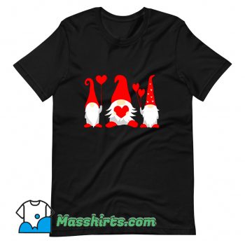 Funny Heart Gnome Valentine Day T Shirt Design