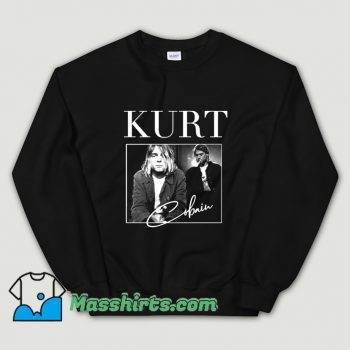 Official Kurt Cobain Nirvana 90s Music Sweatshirt