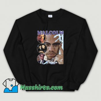 Cheap Malcolm X Bootleg Rap Sweatshirt