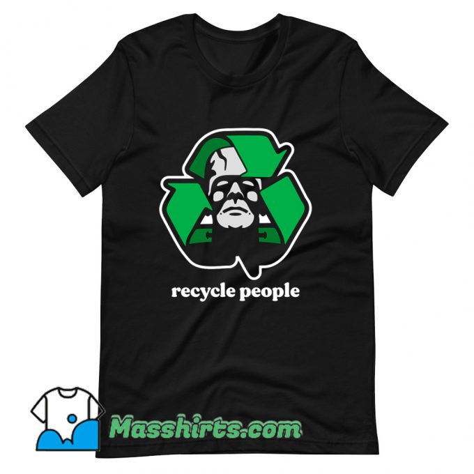 Cute Recycle People T Shirt Design