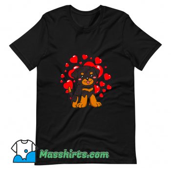 Rottweiler Dog Valentines Day T Shirt Design