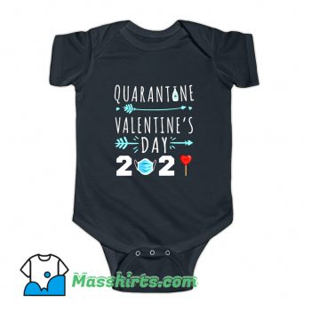 Valentines Day Quarantine 2021 Baby Onesie