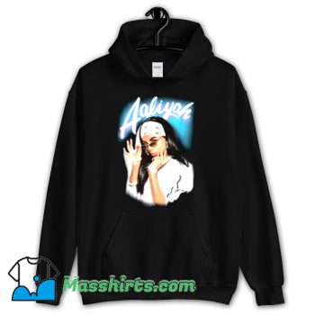 Aaliyah Airbrush Bandana Photo Hoodie Streetwear