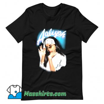 Aaliyah Airbrush Bandana Photo T Shirt Design