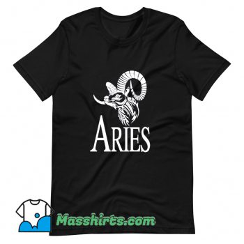 Funny Aries Horoscope Logo T Shirt Design