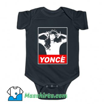Funny Beyonce Yonce Obey Baby Onesie