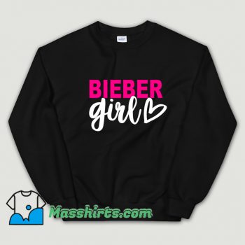 Bieber Girl Singer Music Sweatshirt