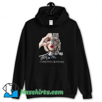 Christina Aguilera Bionic Lotus Album Hoodie Streetwear