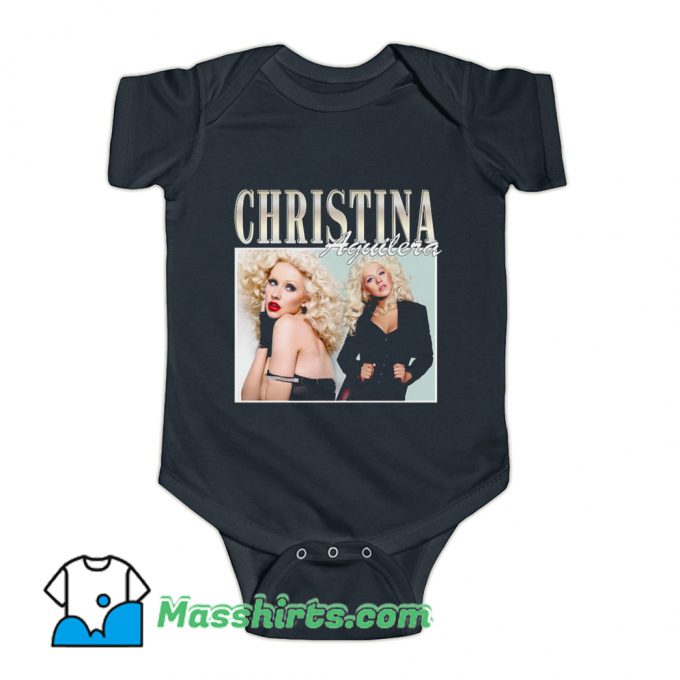 Christina Aguilera Famous Style Baby Onesie