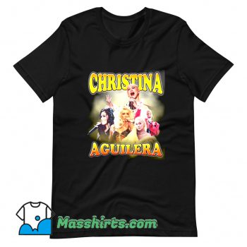 Christina Aguilera Performance Music T Shirt Design