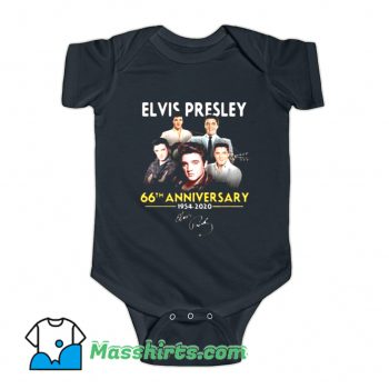 Elvis Presley 66th Anniversary Baby Onesie