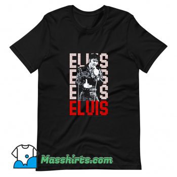 Cheap Elvis Presley In Lights T Shirt Design