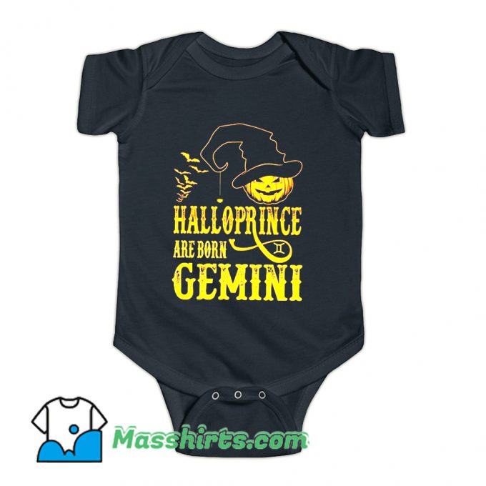 Halloprince Are Born Gemini Baby Onesie
