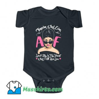 Aretha Franklin Forever And Ever Baby Onesie
