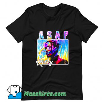 Asap Rocky Colorful T Shirt Design