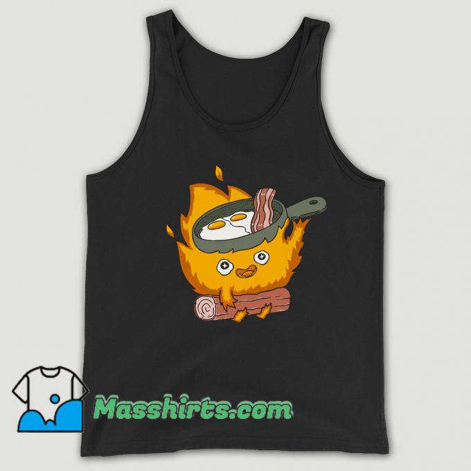 Baby Calcifer Cook Eggs and Meat Delicious Tank Top