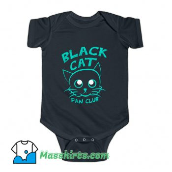 Black Cat Fan Club Baby Onesie