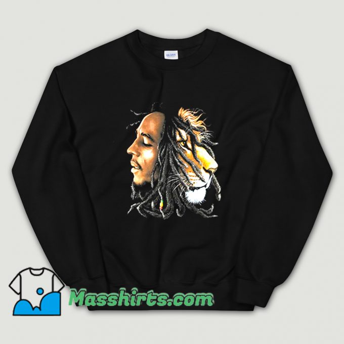 Original Bob Marley Lion Profile Sweatshirt