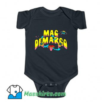 Mac DeMarco Aesthetic Logo Baby Onesie