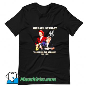Michael Stanley For The Memories Signature T Shirt Design
