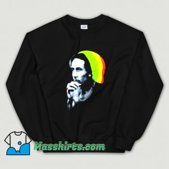 Reggae Bob Marley Knitted Hat Sweatshirt