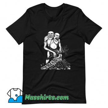 Scary Zombie Hide & Seek T Shirt Design