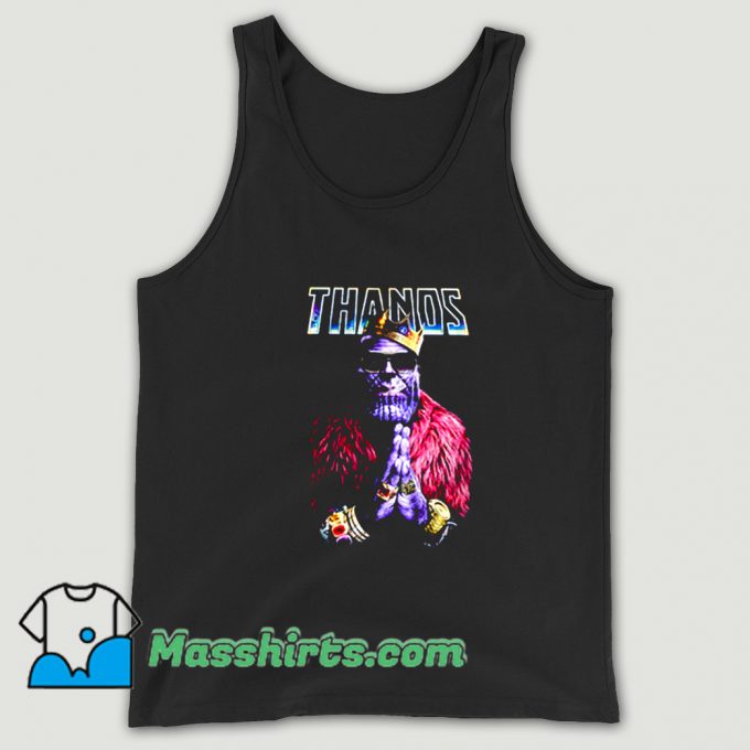 Awesome Rick Ross Thanos Rapper King Tank Top