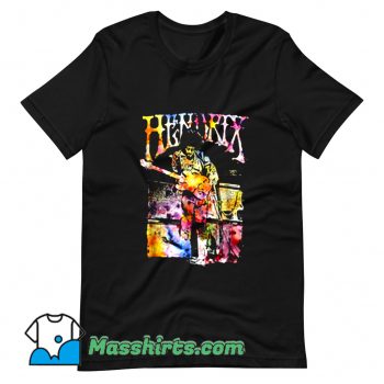 Watercolor Musician Jimi Hendrix T Shirt Design