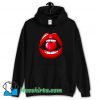 Awesome Red Mouth Lip Kiss Girl Hoodie Streetwear