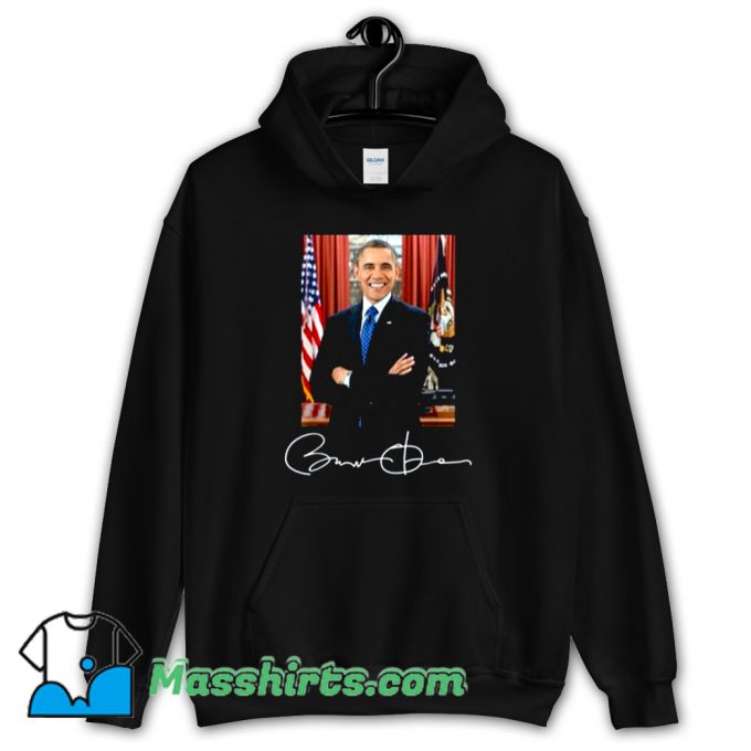 Barack Obama Signature Political Hoodie Streetwear