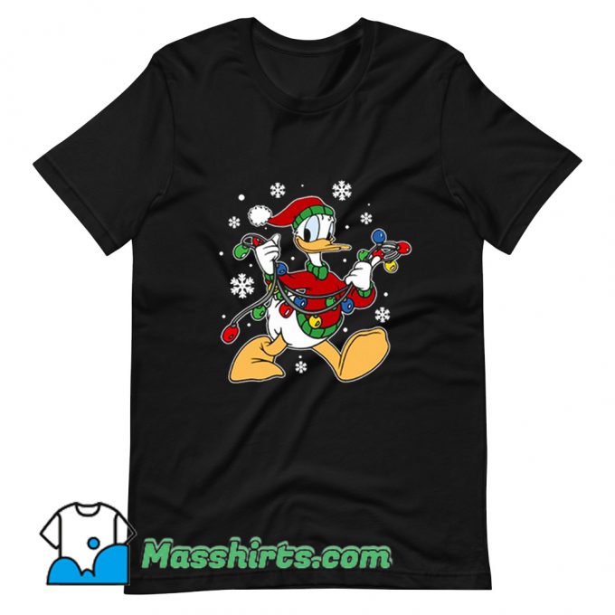 Best Donald Duck Christmas Light T Shirt Design