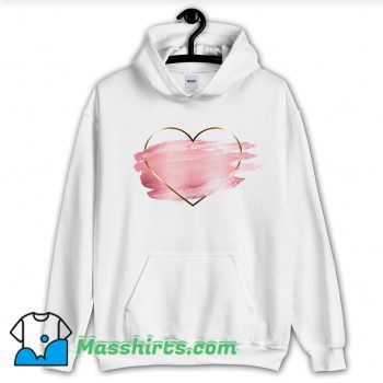 Cheap Heart Flower Love Valentine Day Hoodie Streetwear