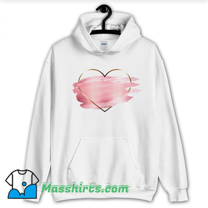 Cheap Heart Flower Love Valentine Day Hoodie Streetwear