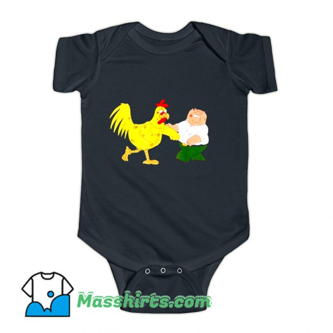 Classic Chicken Fight Family Guy Baby Onesie