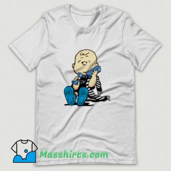 Classic Off White Jordan X Charlie Brown T Shirt Design