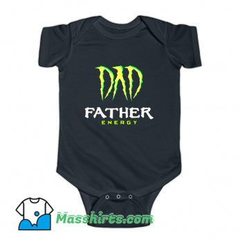 Dad Father Energy Monster Baby Onesie