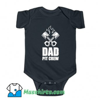 Dad Pit Crew Father Day Baby Onesie