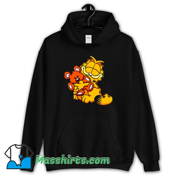 Garfield And Teady Bear Cute Hoodie Streetwear