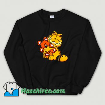 Garfield Hug Teady Bear Vintage Sweatshirt