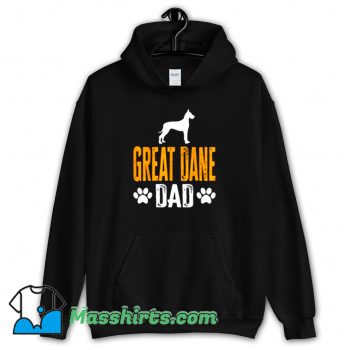 Cool Great Dane Dad Gift Dog Hoodie Streetwear