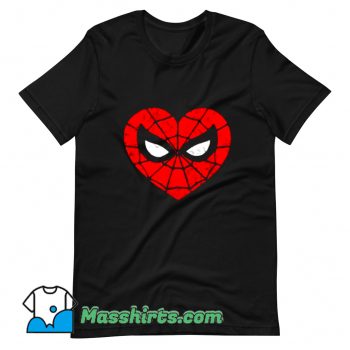 Cool Marvel Spider-Man Heart T Shirt Design