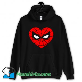 Awesome Marvel Spider-Man Heart Hoodie Streetwear