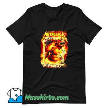 Classic Metallica Jump In The Fire T Shirt Design