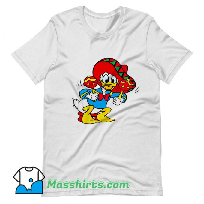Mexican Donald Duck Vintage T Shirt Design