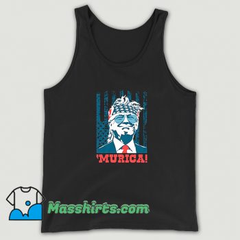 Cheap Murica 4Th Of July American Party Tank Top